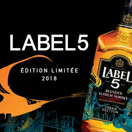 Label 5 édition limitée 2018, projet de nouvelle étiquette créée par le studio Les Aliens pour la marque La Martiniquaise - Design pack - Vignette 2