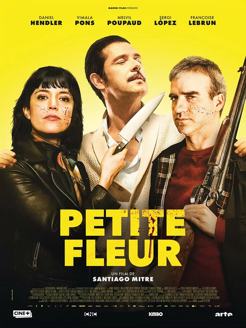 Petite fleur, affiche cinéma pour la France - distributeur KMBO - création affiche agnce Les Aliens - Affiche 120 X 160