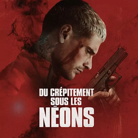 Affiche cinéma du film Du crépitement sous les néons de FGKO - film distribué par The jokers Films - création affiche par l