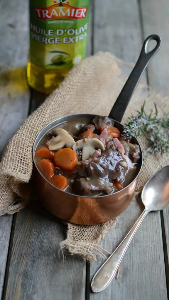 Boeuf-bourguinon-huile-olive-Tramier
